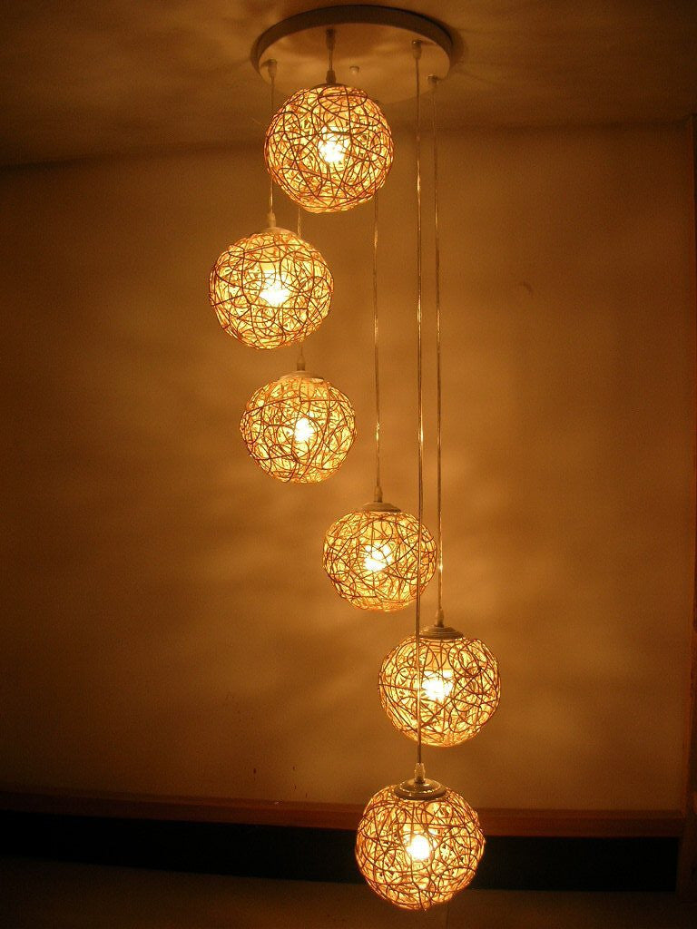 lighting hand weaving decorative lamp