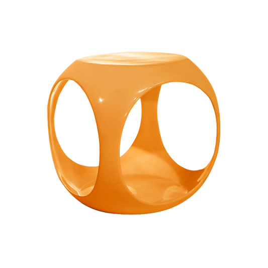 Avenue "6 inch" Slick Cube Orange Occasional Table