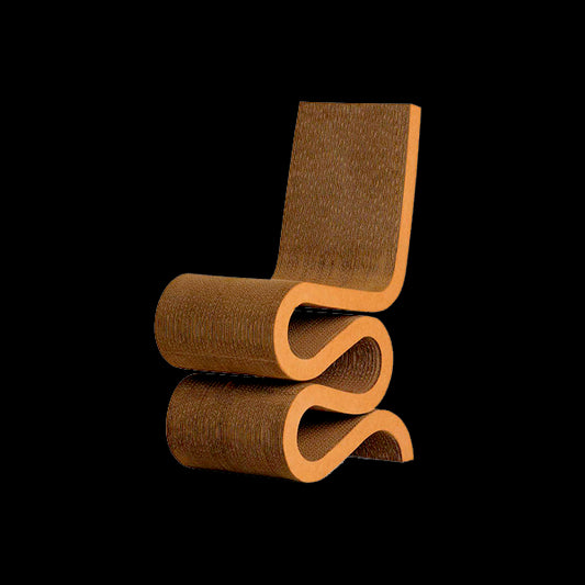 Modern Design Cardboard Wiggle Chair